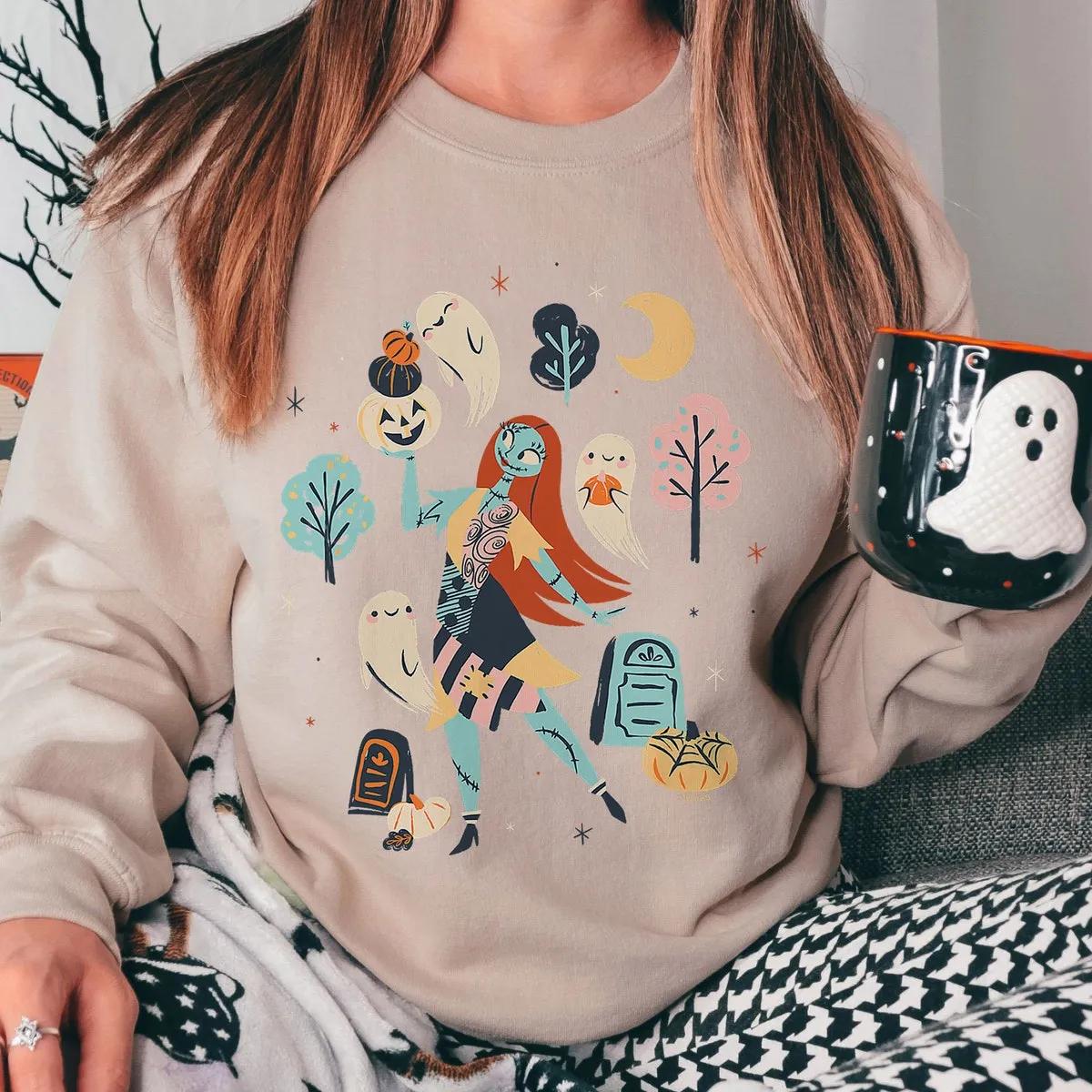 The Nightmare Before Christmas Sally Ghost Halloween Shirt 3 1