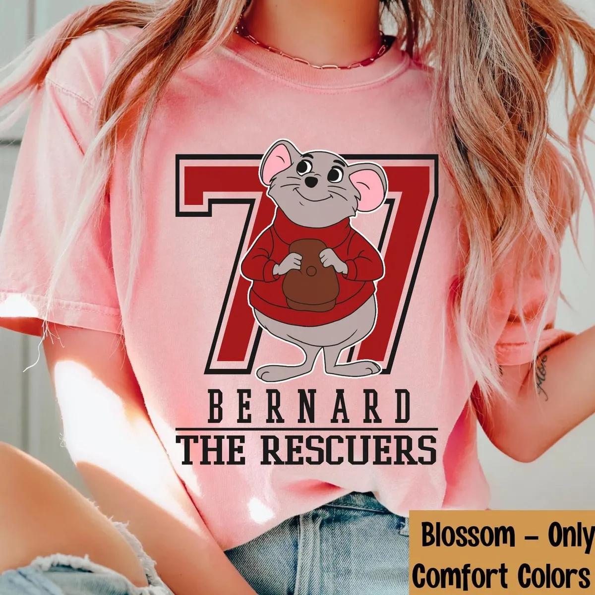 The Rescuers All Characters Group 1977 Number Shirt 4