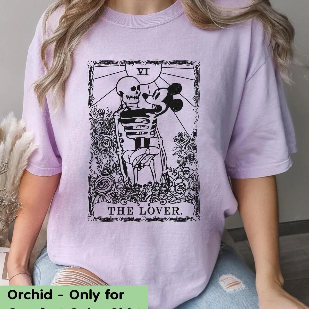 The Skeleton Dance Mickey Mouse The Lovers Tarot Card Disney Shirt 4 1