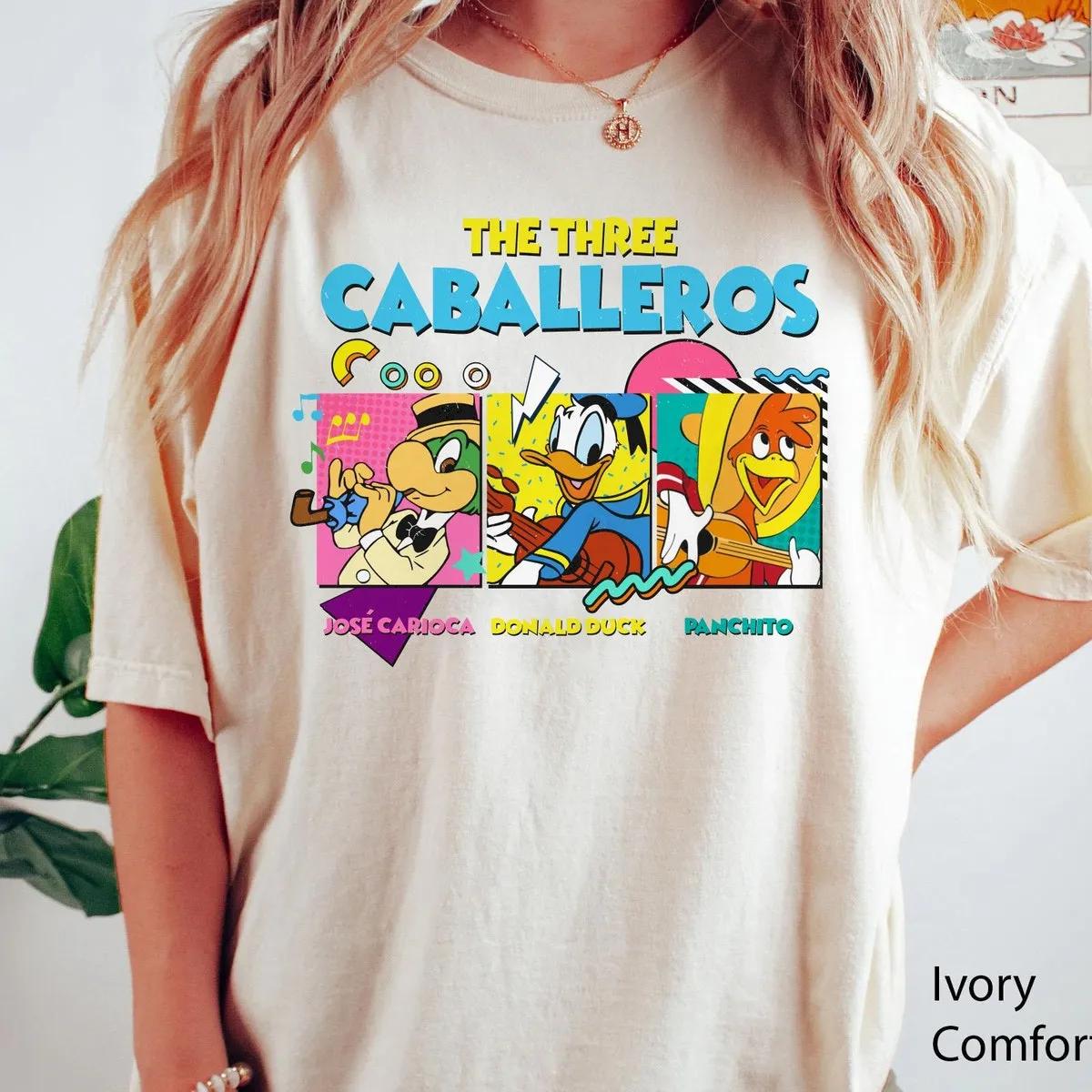 The Three Caballeros Shirt Jose Donald Duck Panchito Tee 2