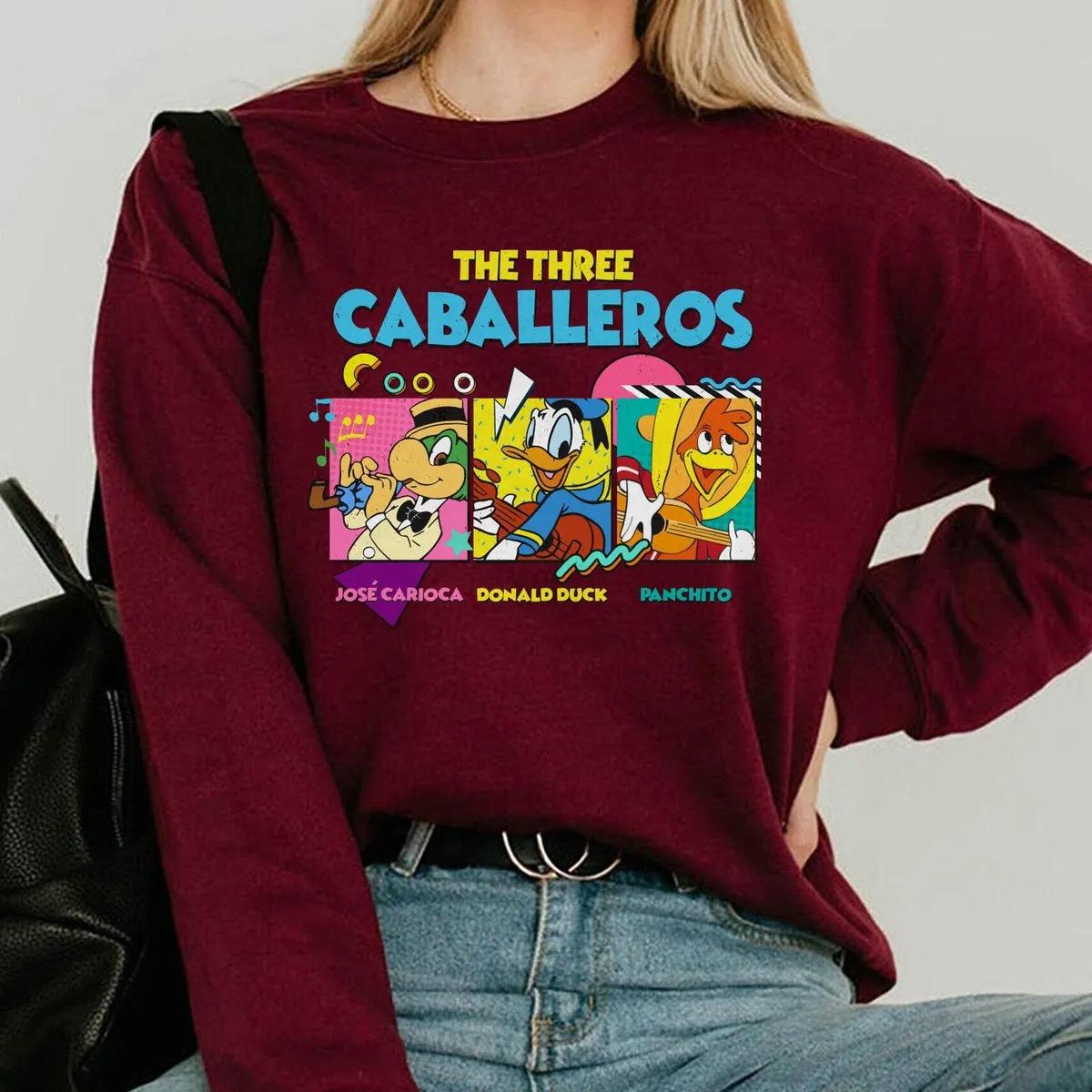 The Three Caballeros Shirt Jose Donald Duck Panchito Tee 3