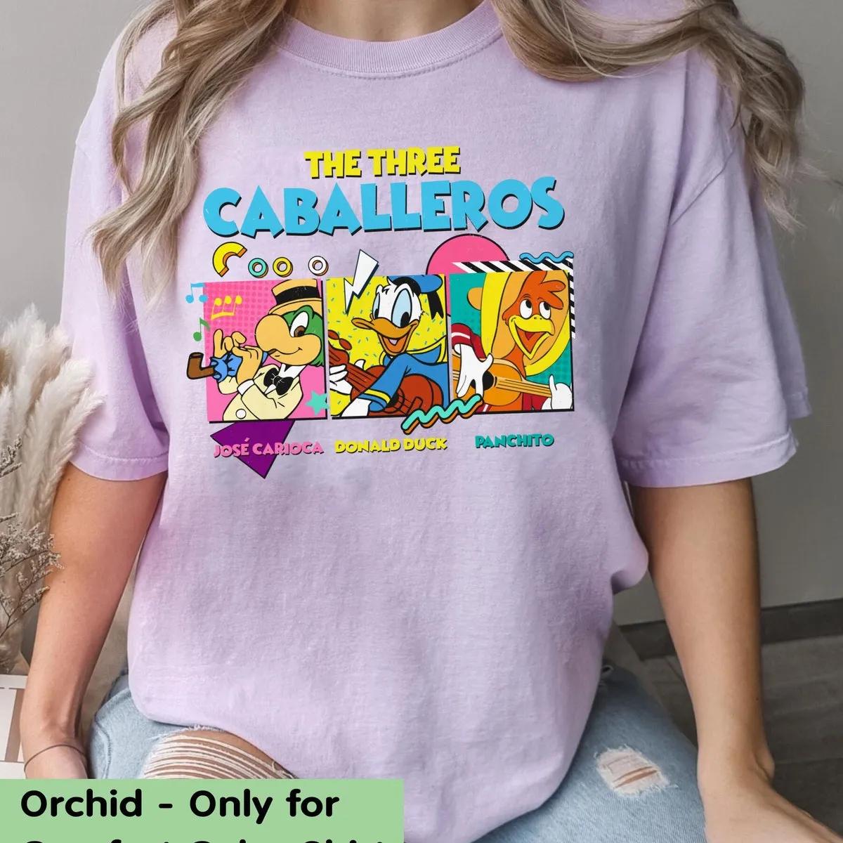 The Three Caballeros Shirt Jose Donald Duck Panchito Tee 5