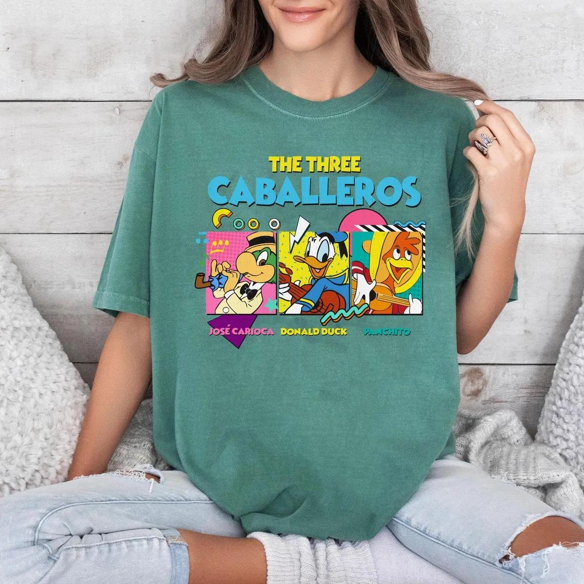 The Three Caballeros Shirt Jose Donald Duck Panchito Tee 6