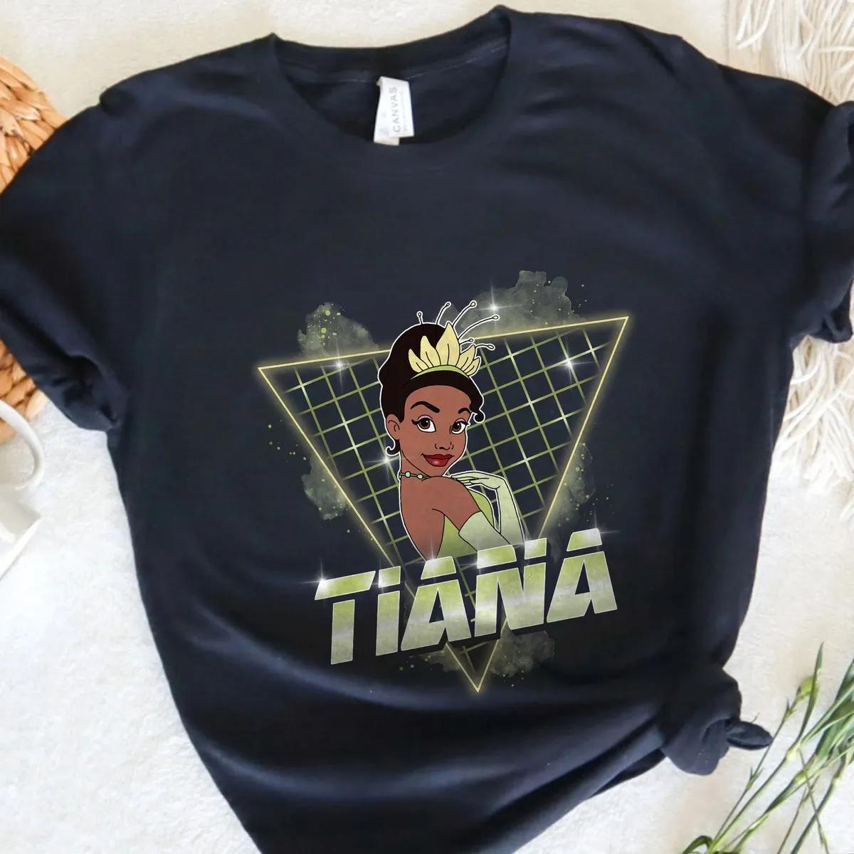 Tiana 90s Retro The Princess and the Frog Disney Princess Shirt 3 1