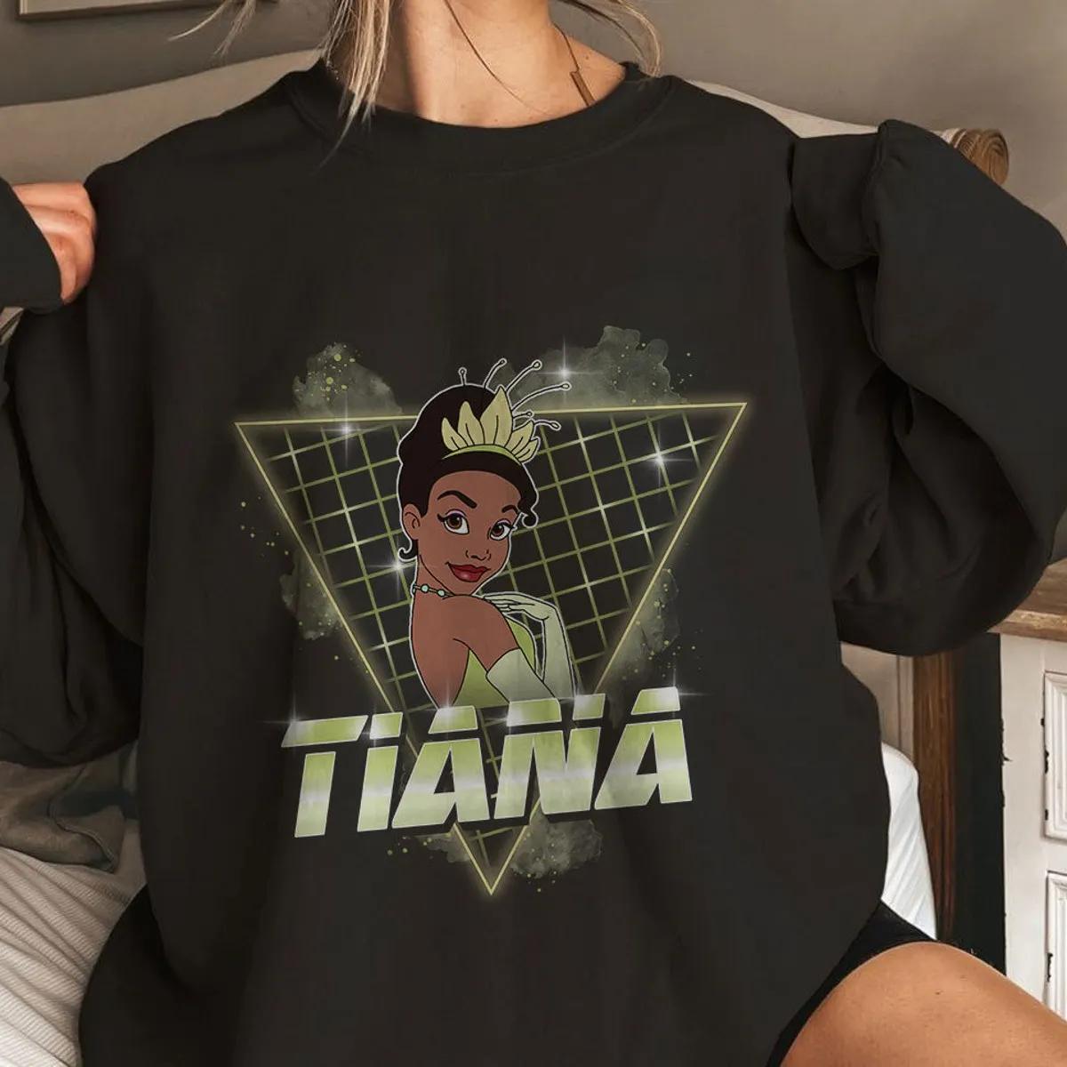 Tiana 90s Retro The Princess and the Frog Disney Princess Shirt 4 1