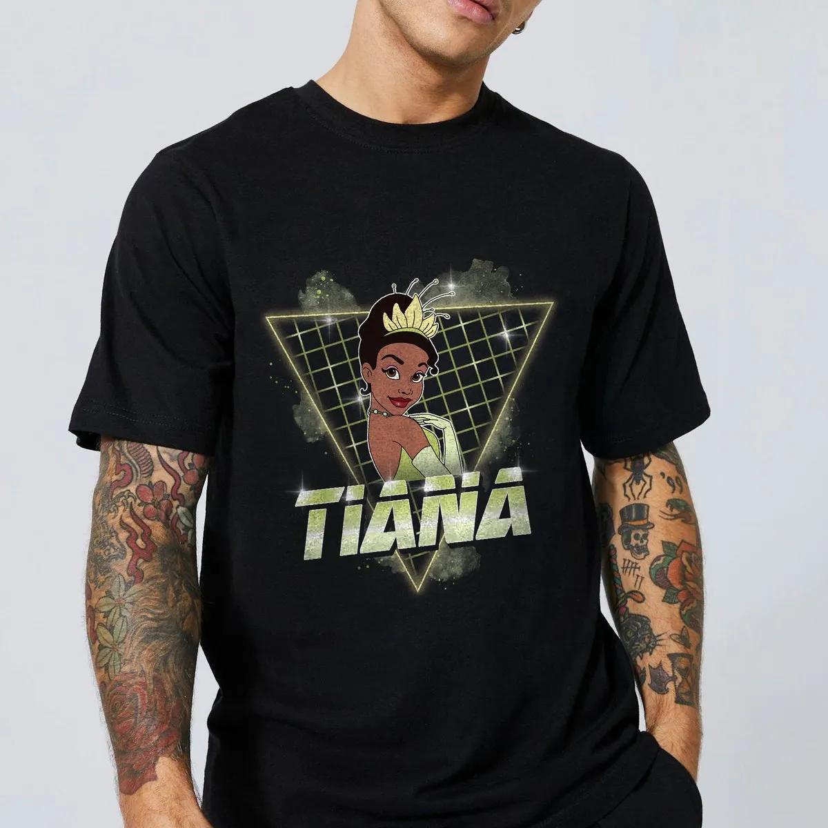 Tiana 90s Retro The Princess and the Frog Disney Princess Shirt 5 1