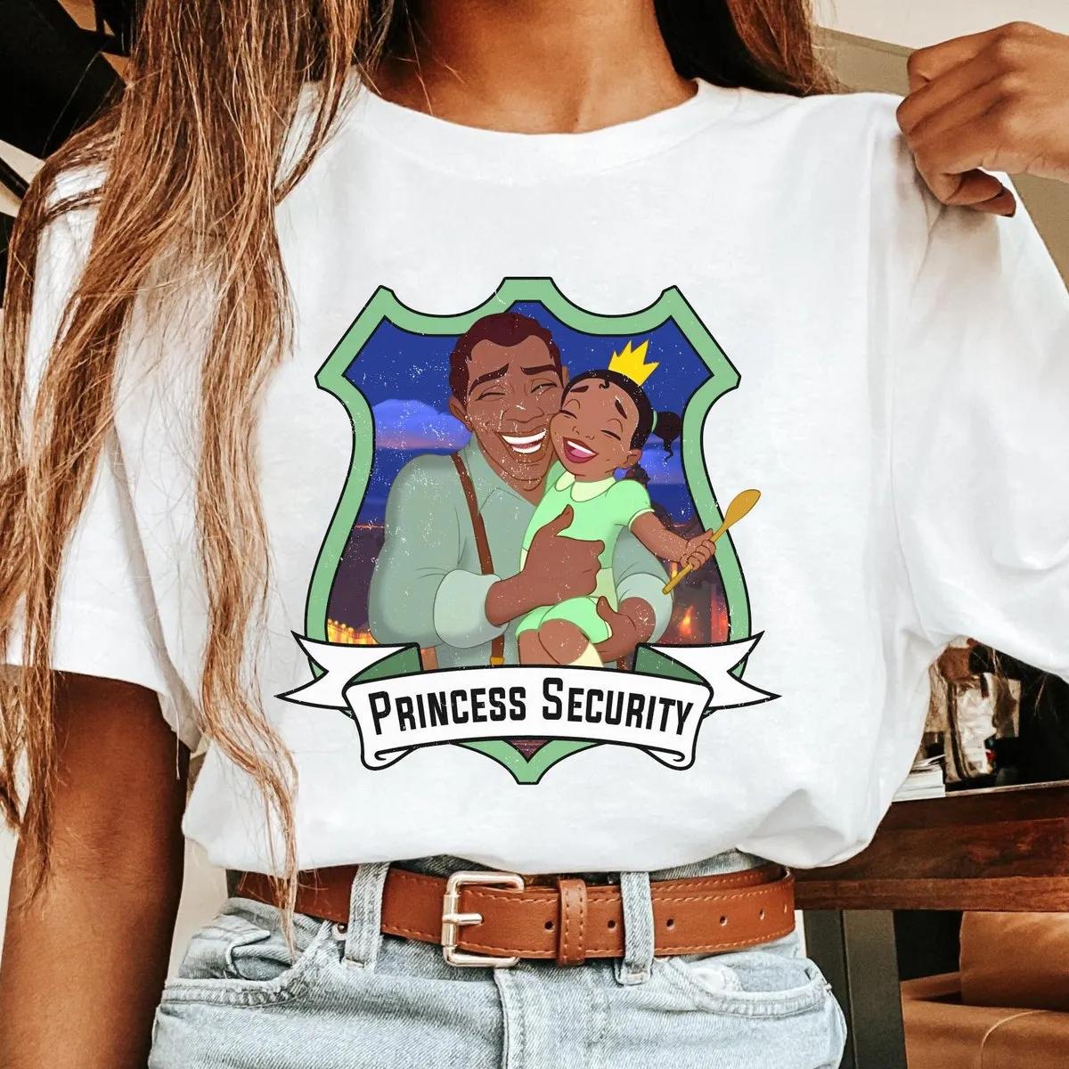 Tiana And James Princess Security Shirt 1