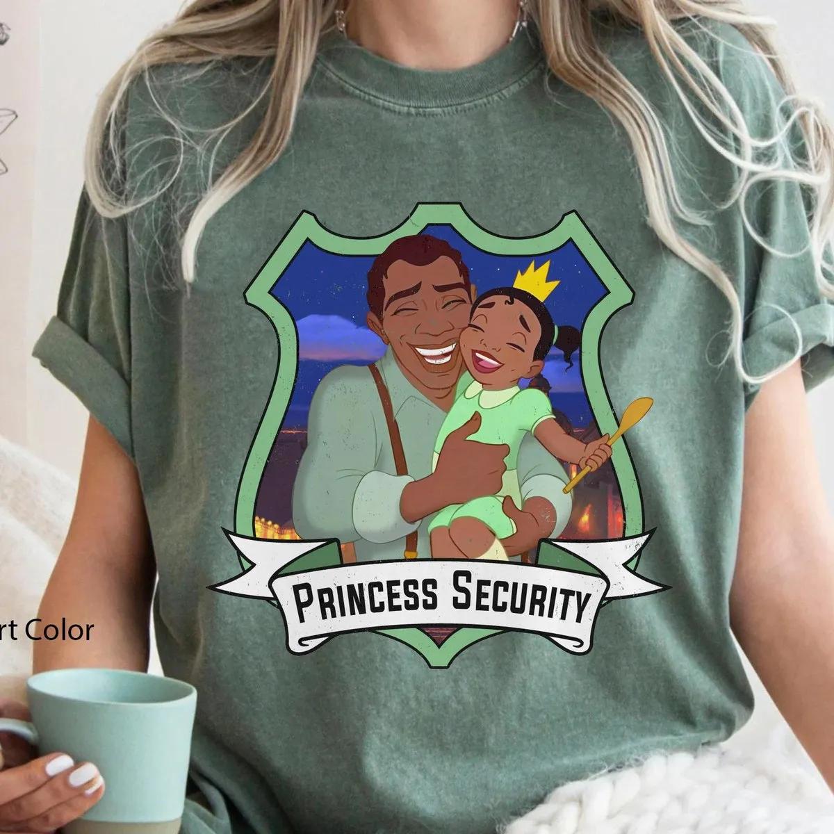 Tiana And James Princess Security Shirt 4