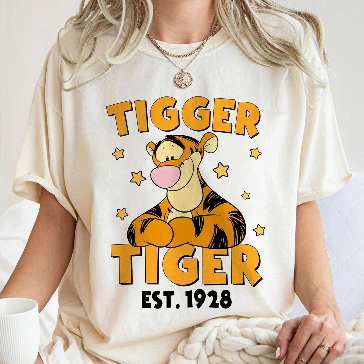 Tigger Est 1928 Vintage Retro Winnie The Pooh Shirt 1 1