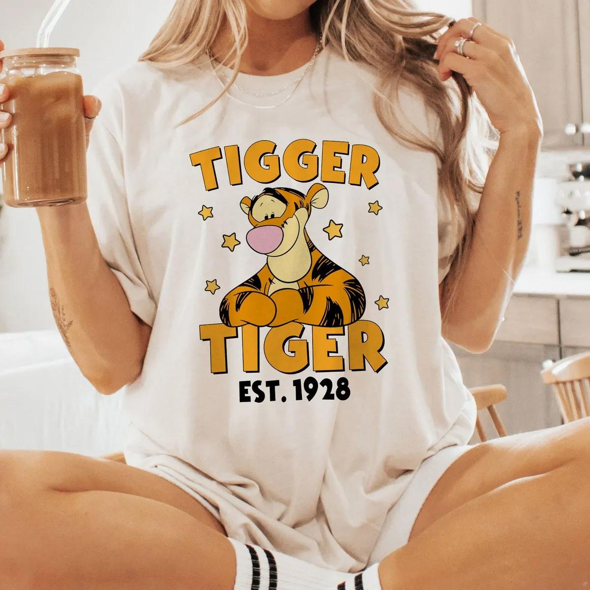 Tigger Est 1928 Vintage Retro Winnie The Pooh Shirt 2 1