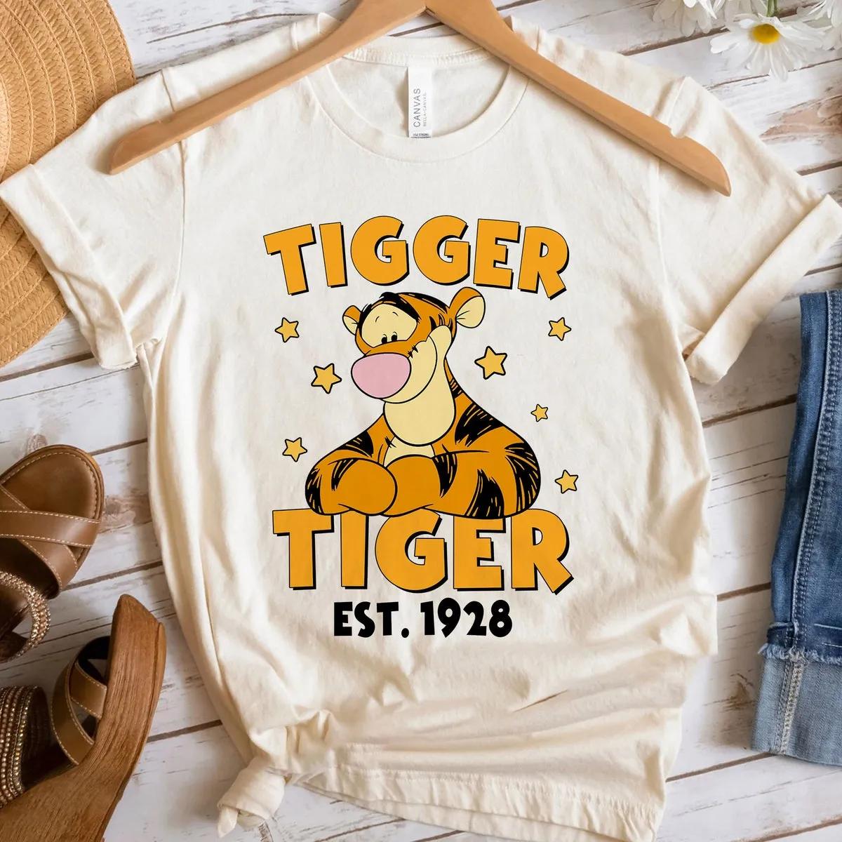 Tigger Est 1928 Vintage Retro Winnie The Pooh Shirt 3 1