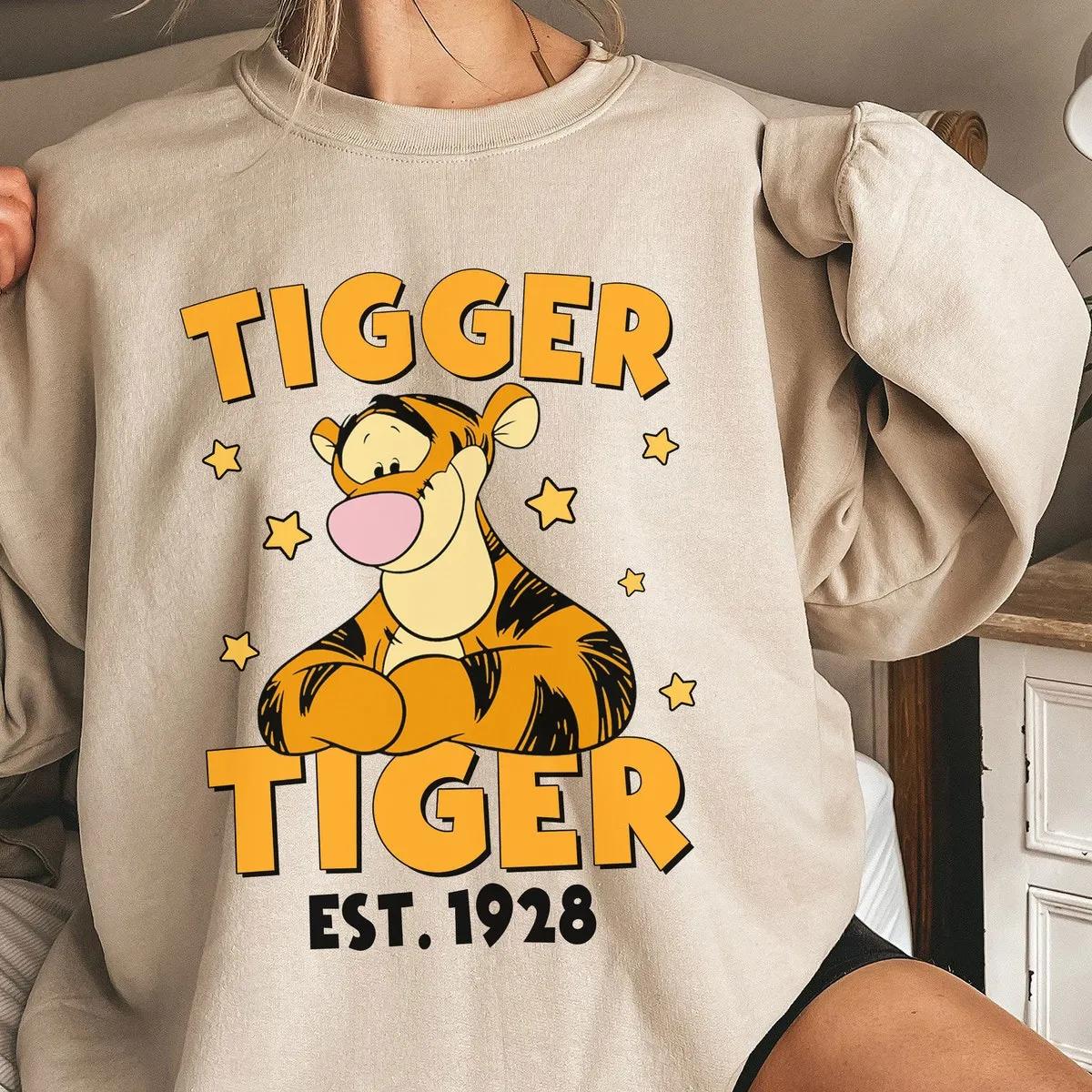 Tigger Est 1928 Vintage Retro Winnie The Pooh Shirt 4 1