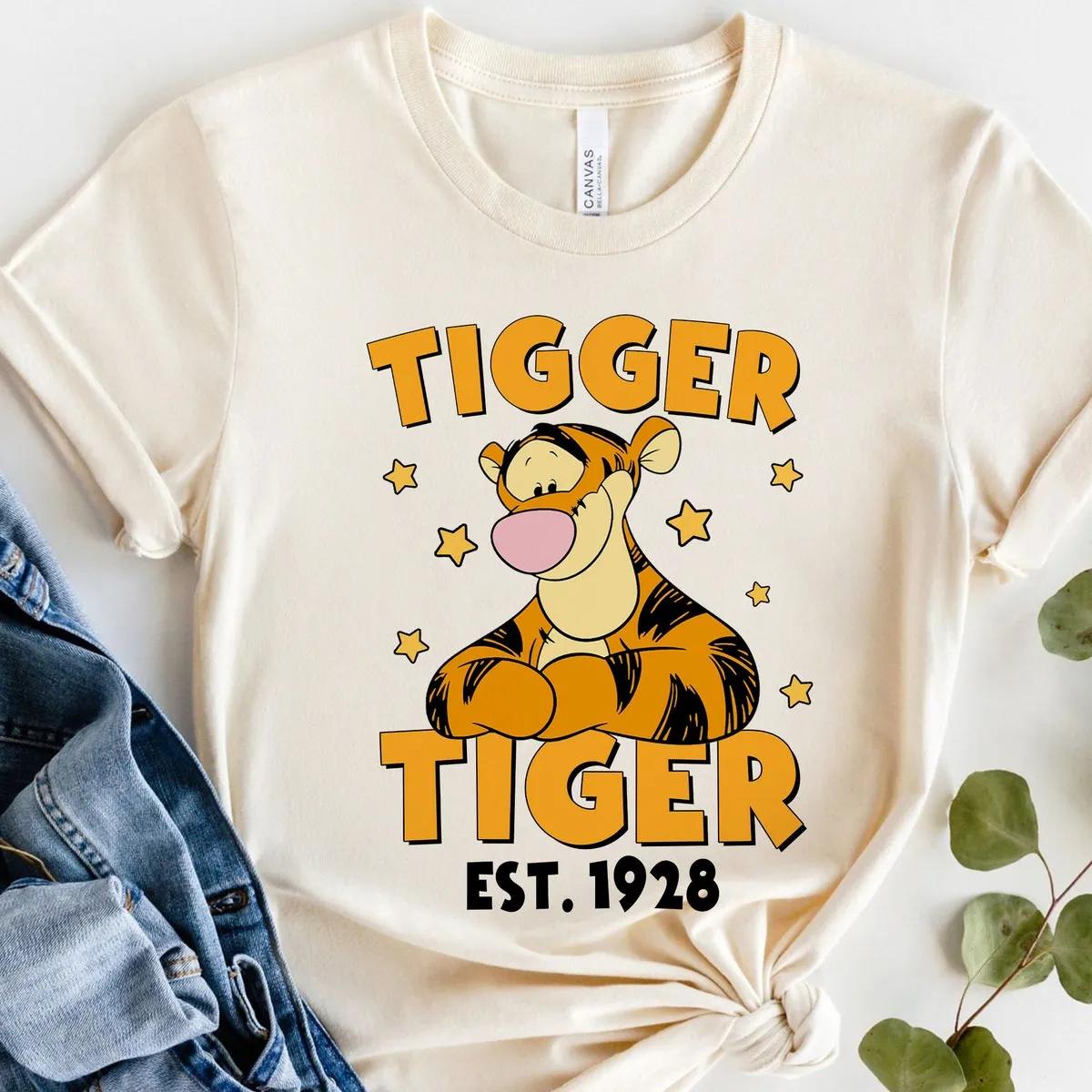 Tigger Est 1928 Vintage Retro Winnie The Pooh Shirt 5 1