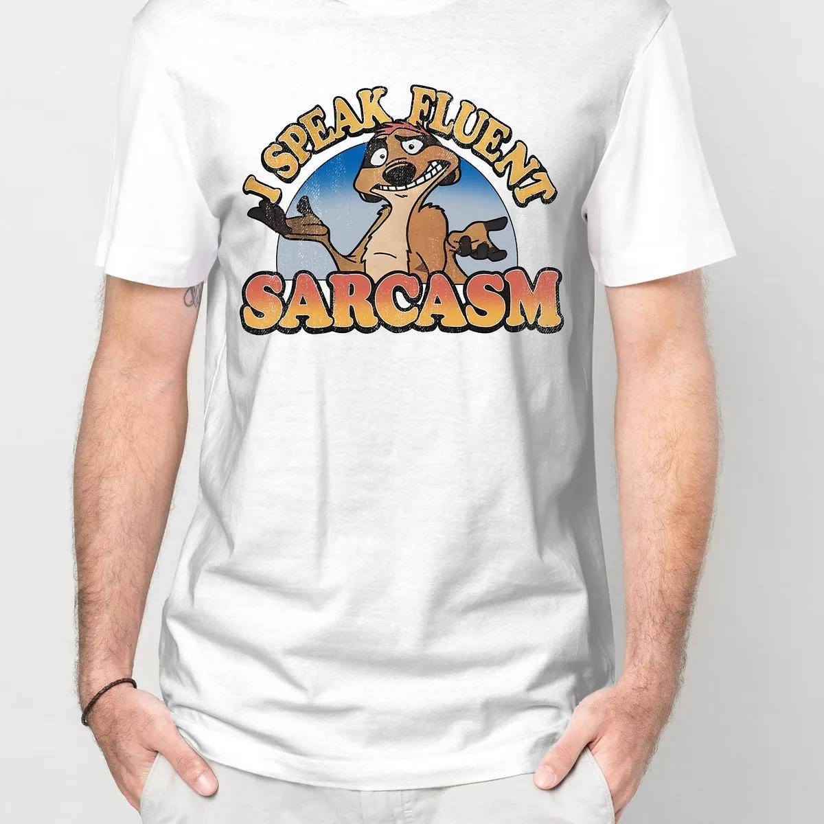 Timon I Speak Fluent Sarcasm Lion King Shirt 3