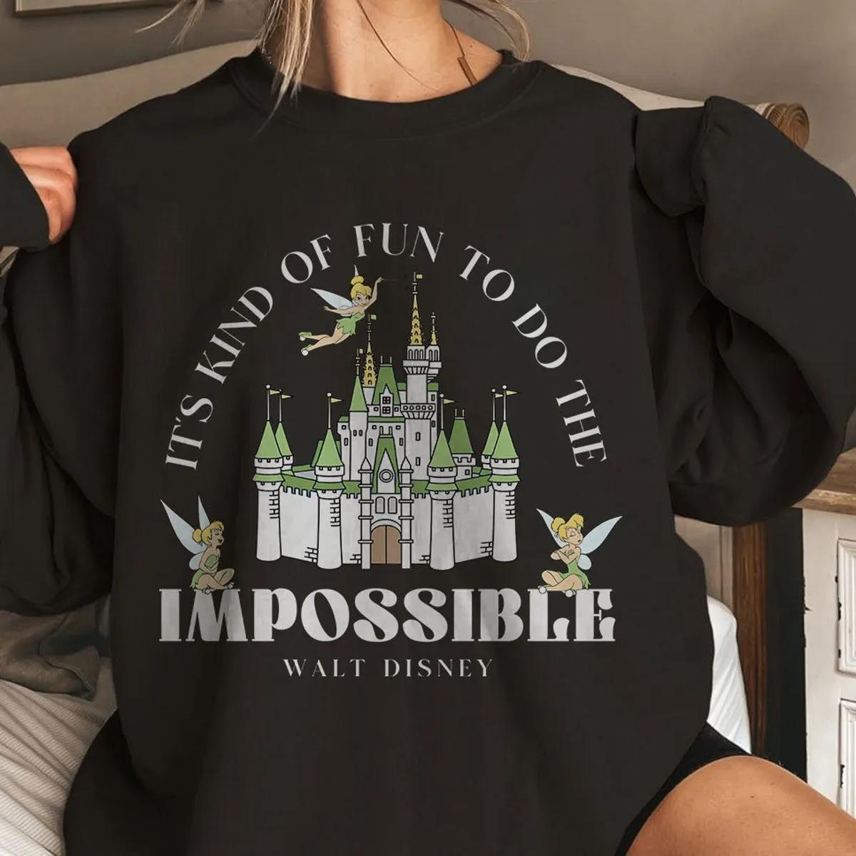 Tinker Bell Its Kind Of Fun To Do The Impossible Shirt 4