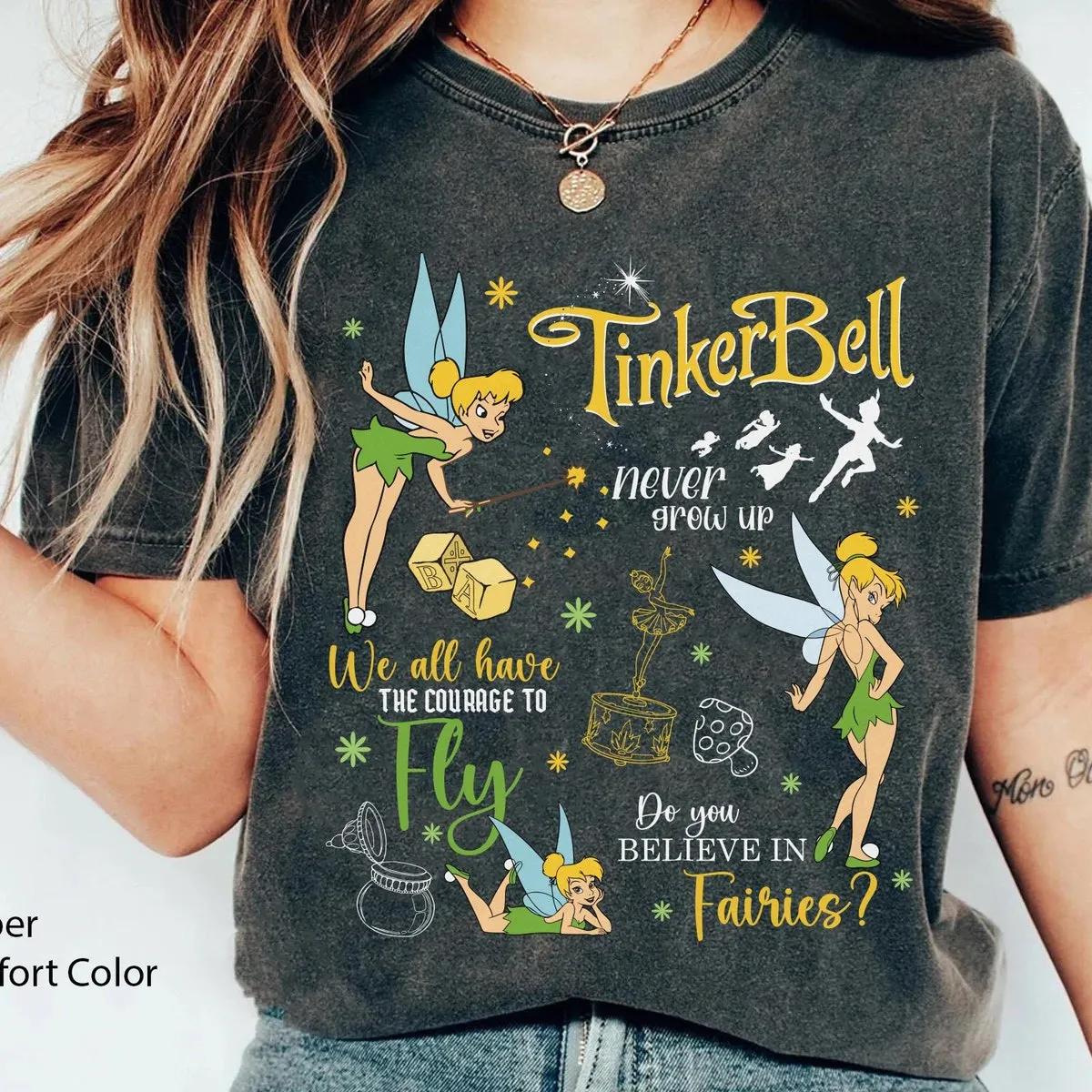 Tinker Bell Peter Pan Quotes Shirt 1