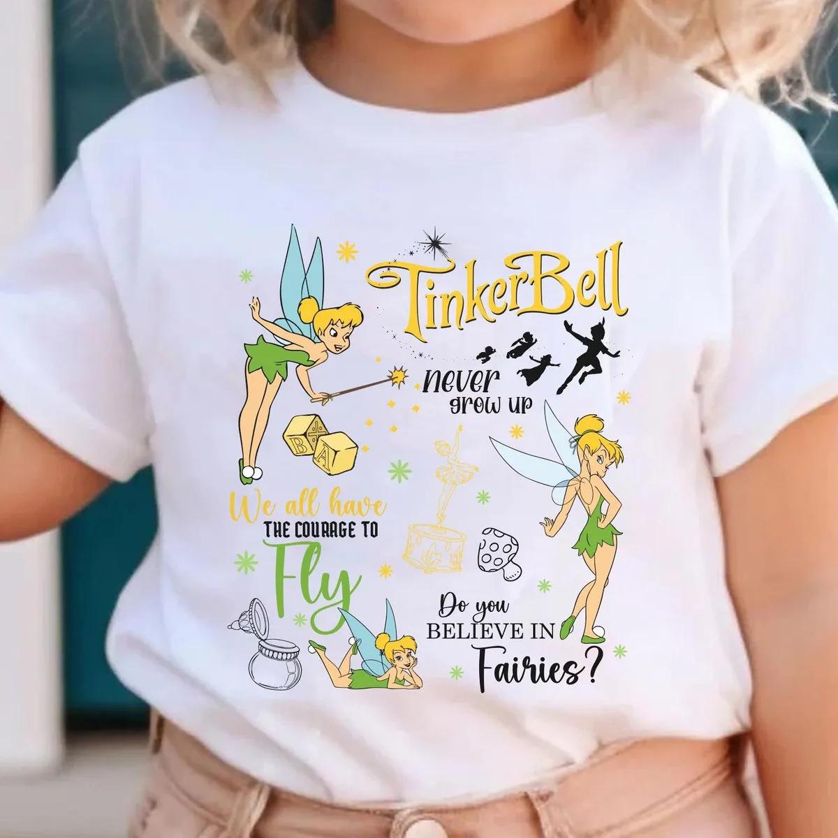 Tinker Bell Peter Pan Quotes Shirt 2