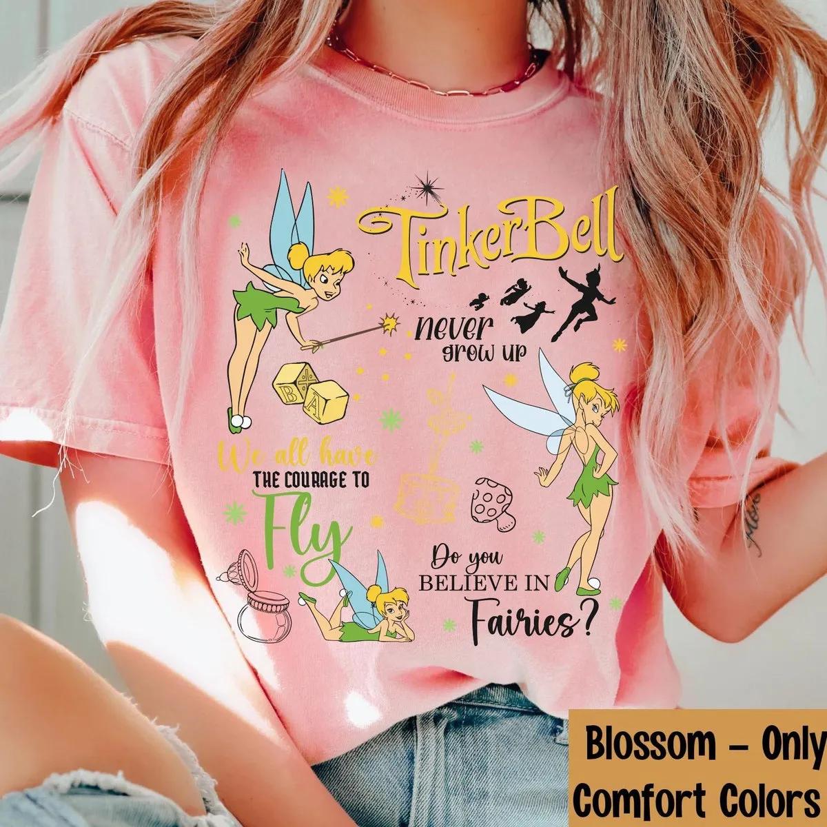 Tinker Bell Peter Pan Quotes Shirt 4