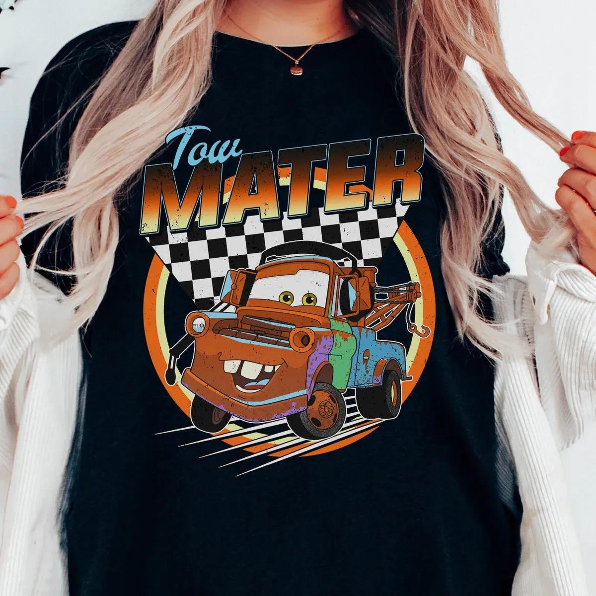 Tow Mater Checkerboard Racing Shirt 1