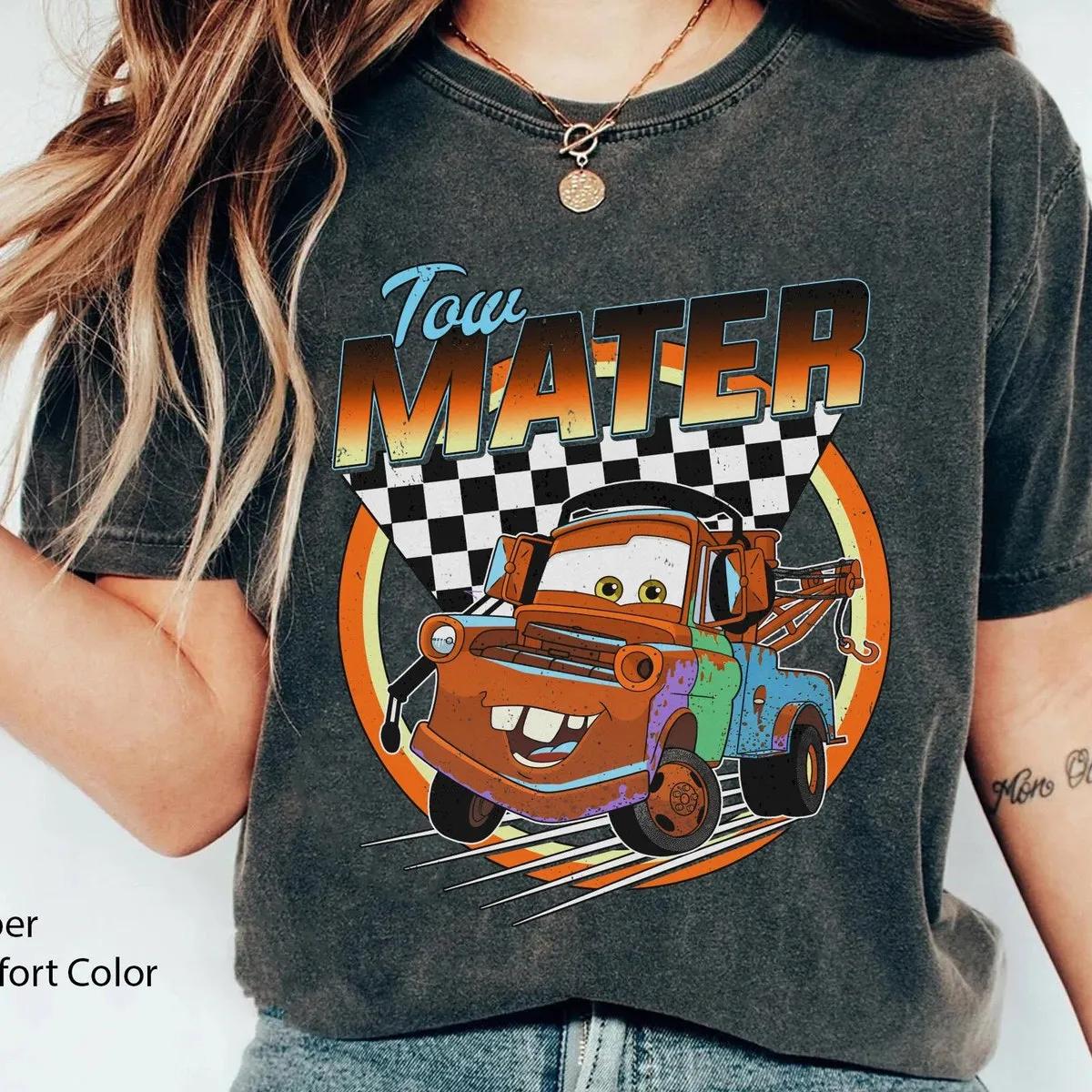 Tow Mater Checkerboard Racing Shirt 2