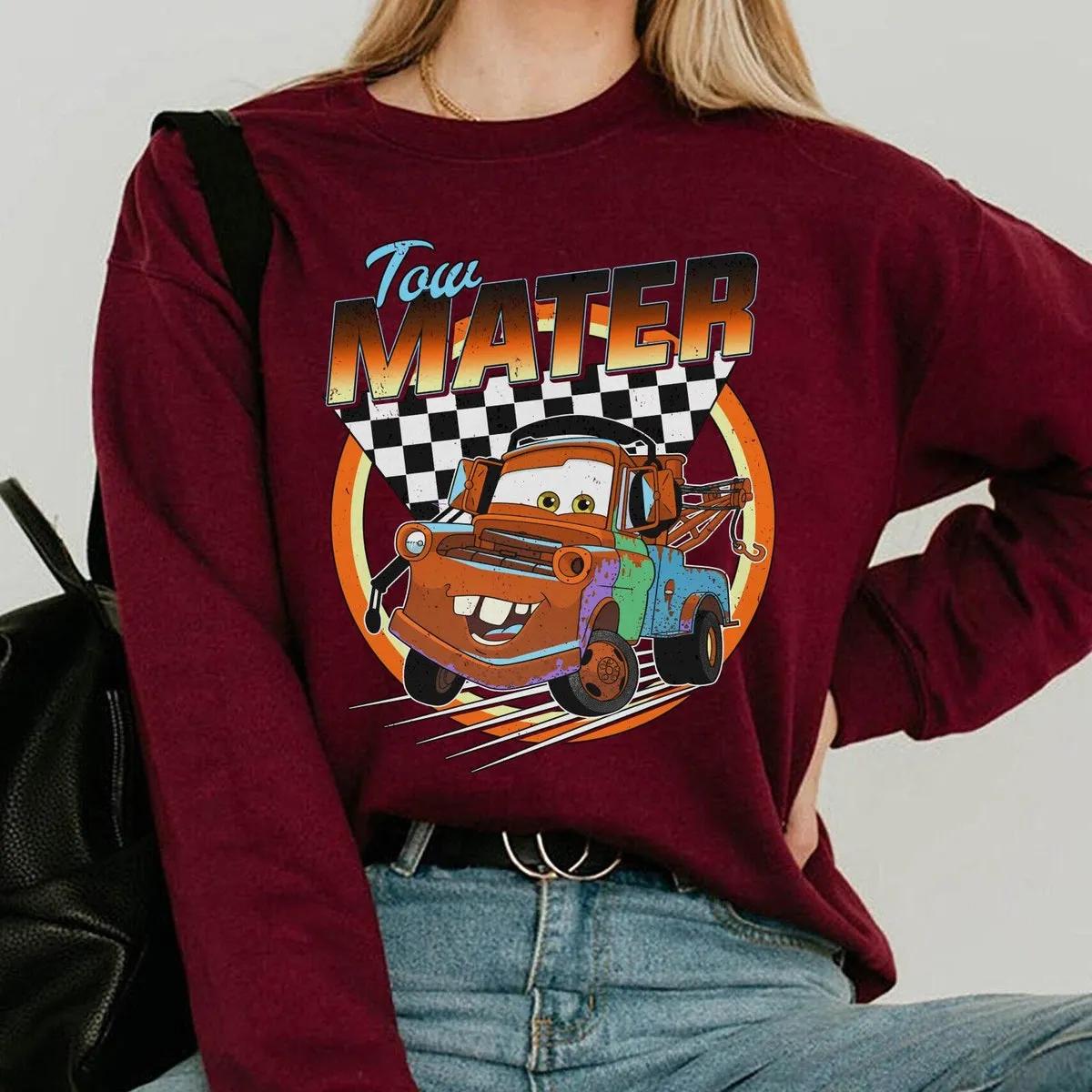 Tow Mater Checkerboard Racing Shirt 3