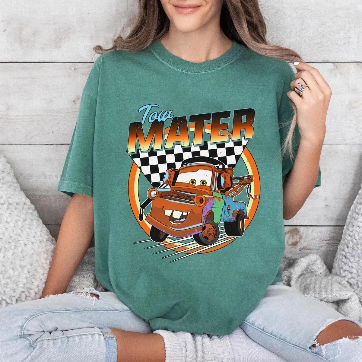 Tow Mater Checkerboard Racing Shirt 6