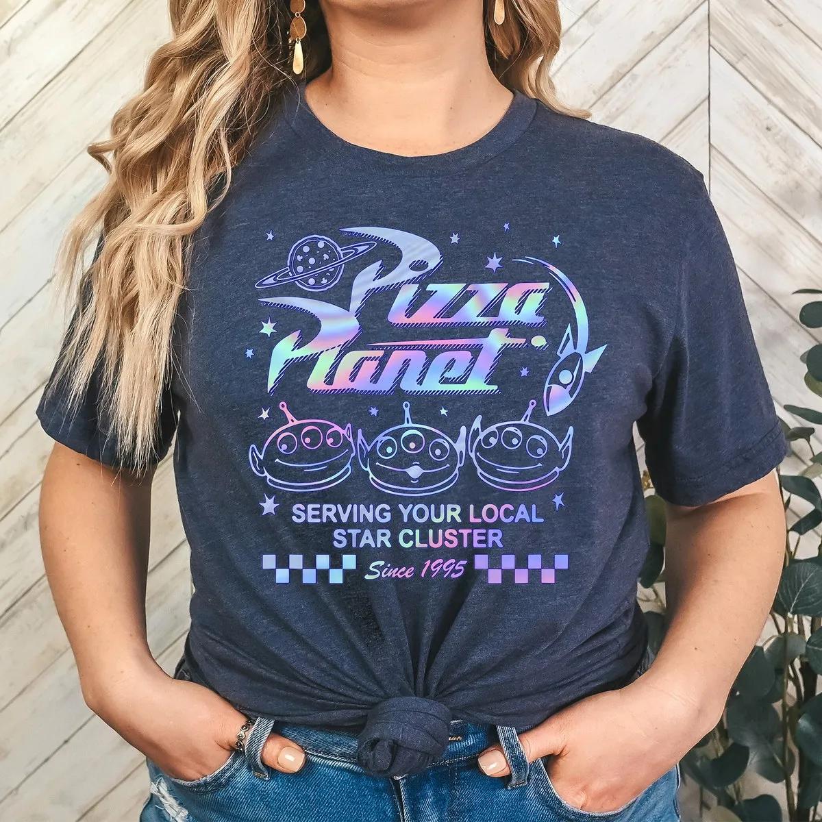 Toy Story Alien Shirt Disney Pizza Planet Tee 3 1