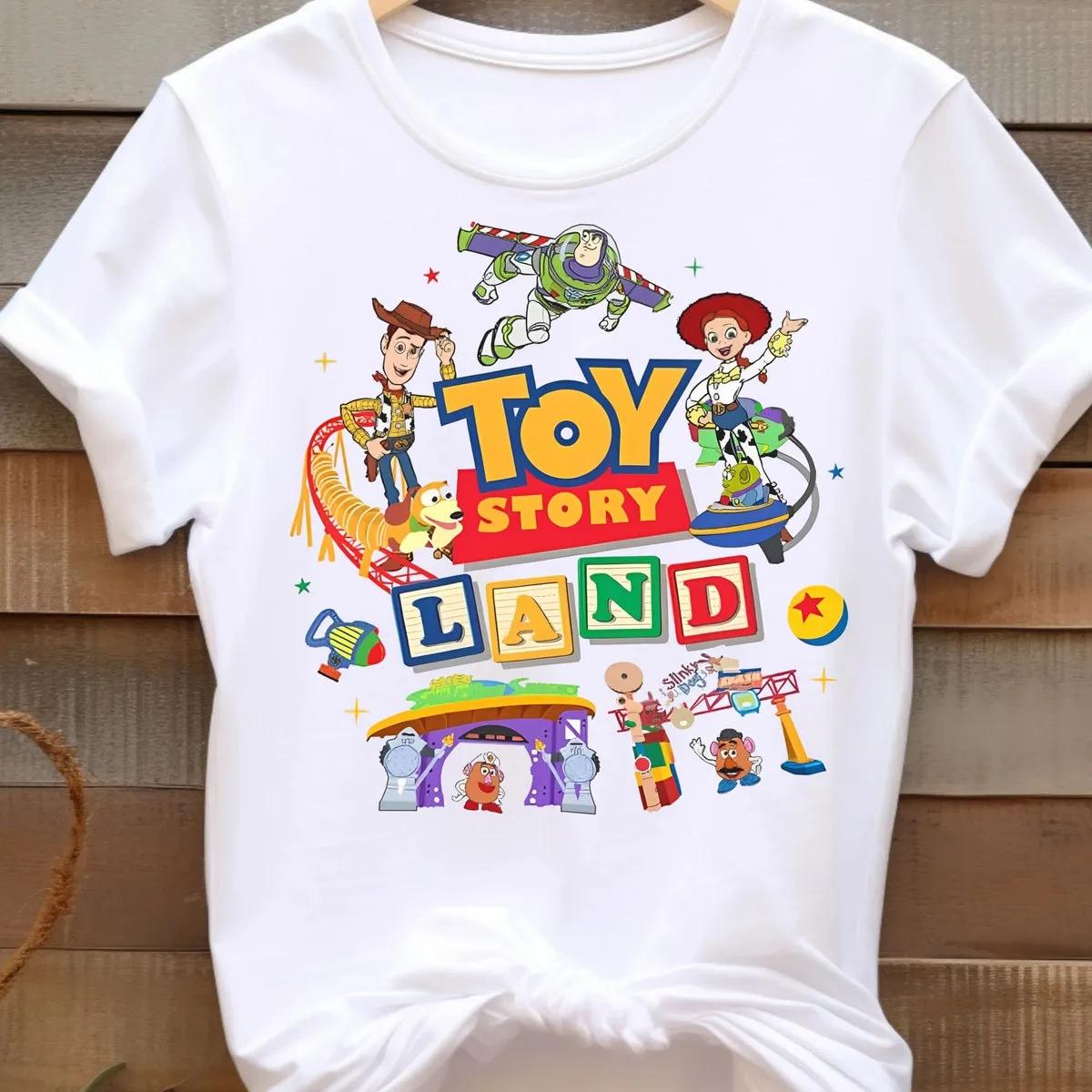 Toy Story Characters Group Shirt Pals Playtime Party Tee 3