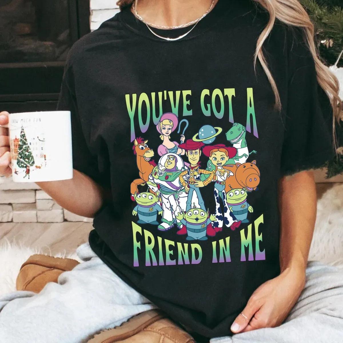 Toy Story Group Shot Youve Got A Friend In Me Shirt 1