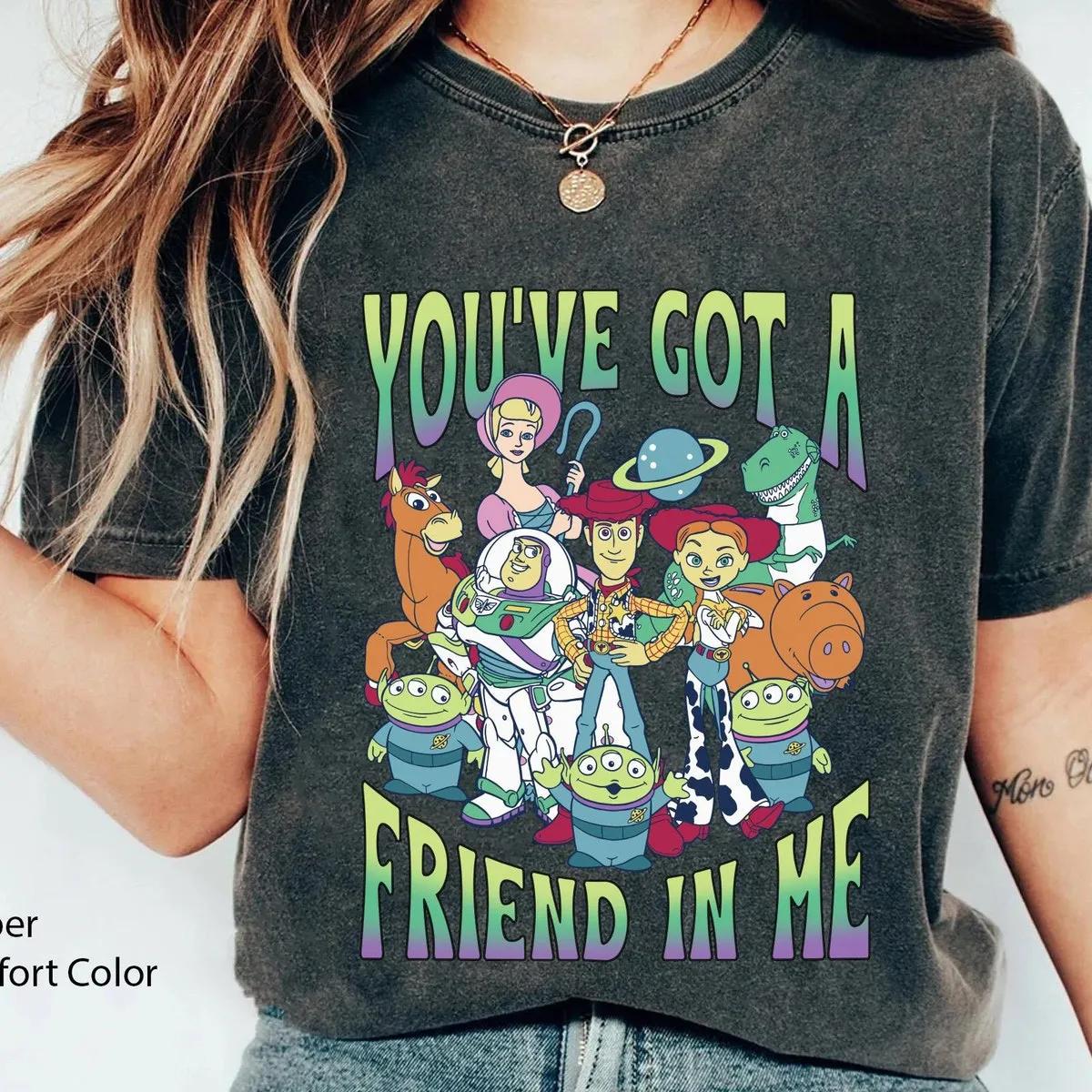 Toy Story Group Shot Youve Got A Friend In Me Shirt 2