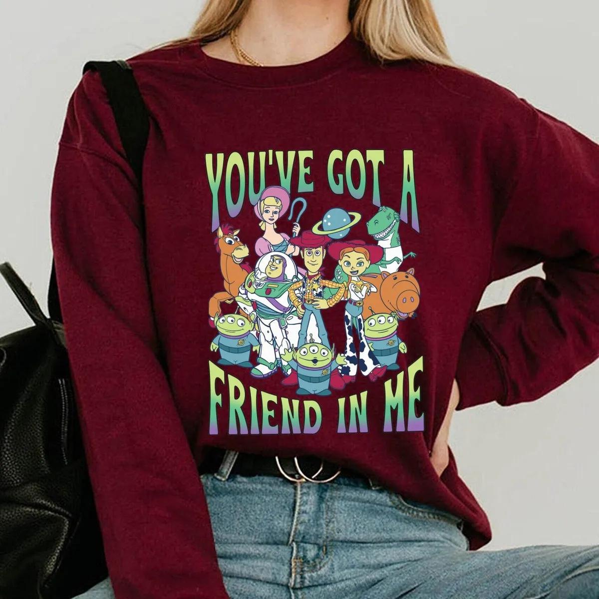 Toy Story Group Shot Youve Got A Friend In Me Shirt 4