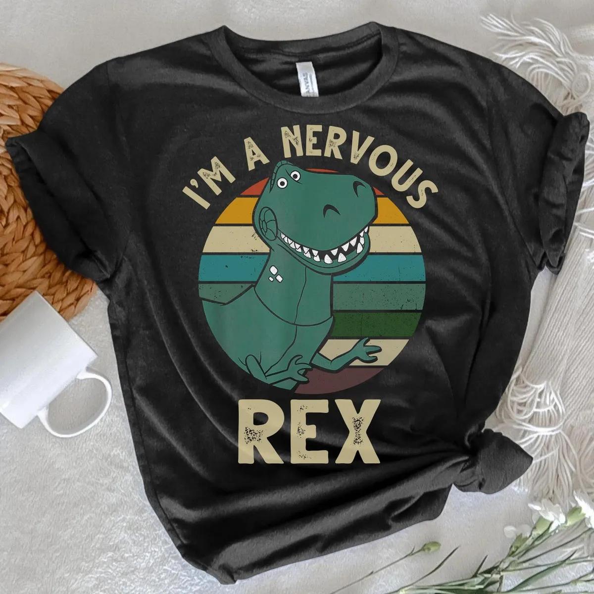 Toy Story Im A Nervous Rex Dinosaur Shirt 2 1