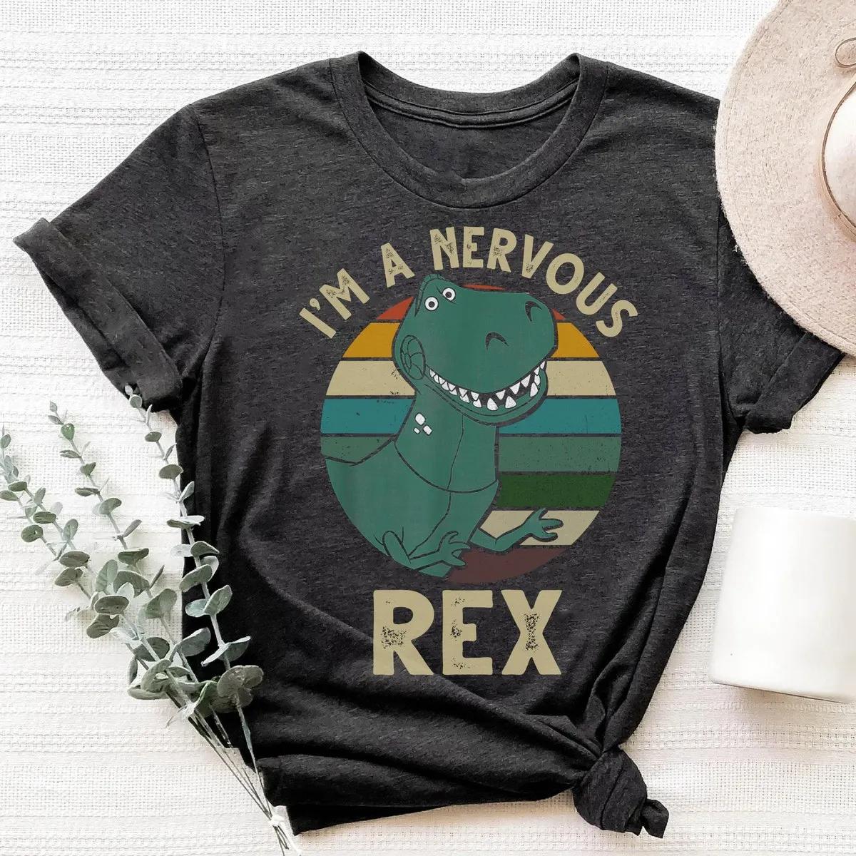 Toy Story Im A Nervous Rex Dinosaur Shirt 3 1