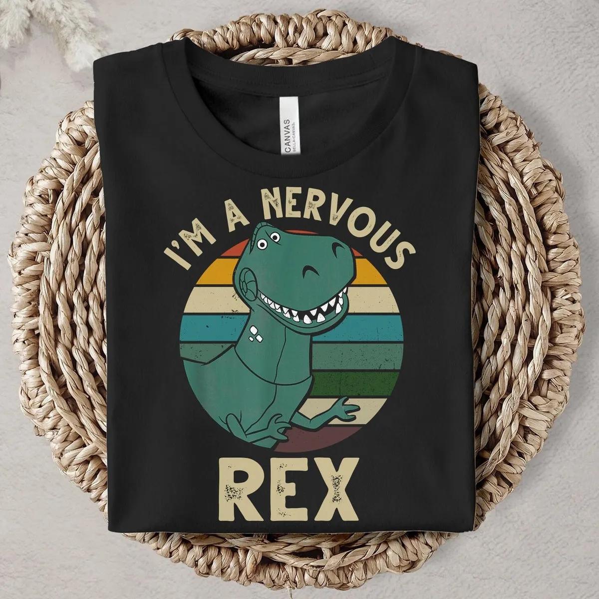 Toy Story Im A Nervous Rex Dinosaur Shirt 5 1