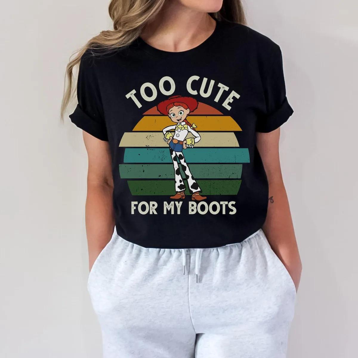 Toy Story Jessie Too Cute For My Boots Shirt 1