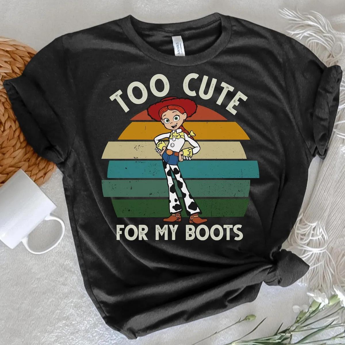 Toy Story Jessie Too Cute For My Boots Shirt 2