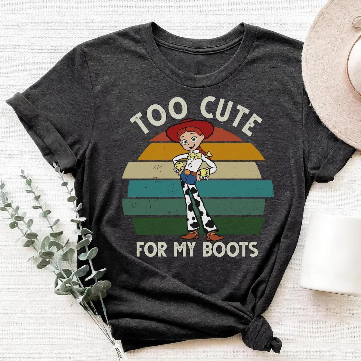 Toy Story Jessie Too Cute For My Boots Shirt 3