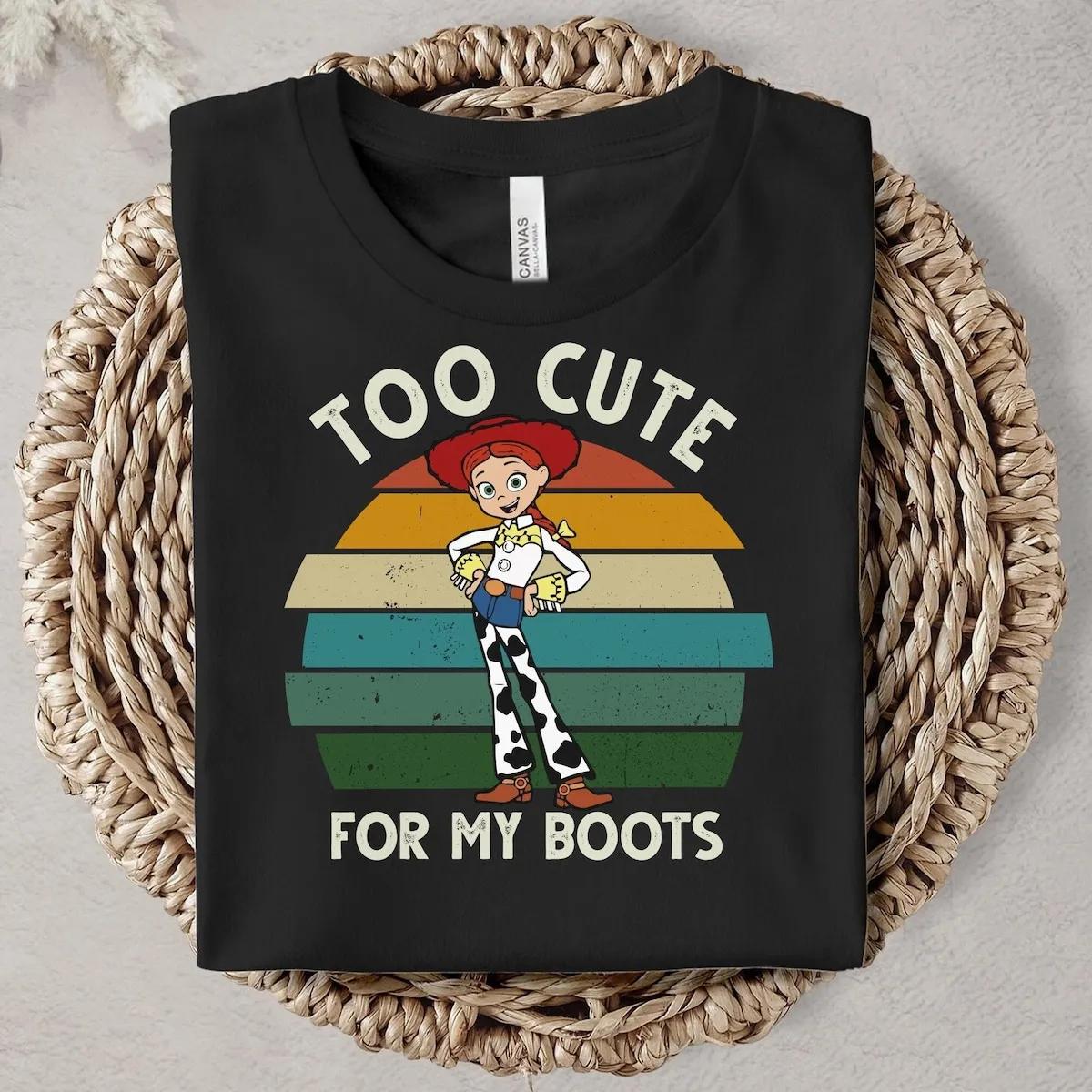 Toy Story Jessie Too Cute For My Boots Shirt 5