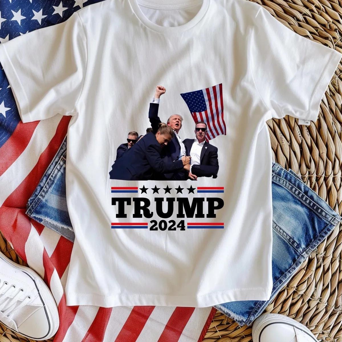 Trump 2024 I Stand With Trump Shirt MAGA Support Trump President Tee 1