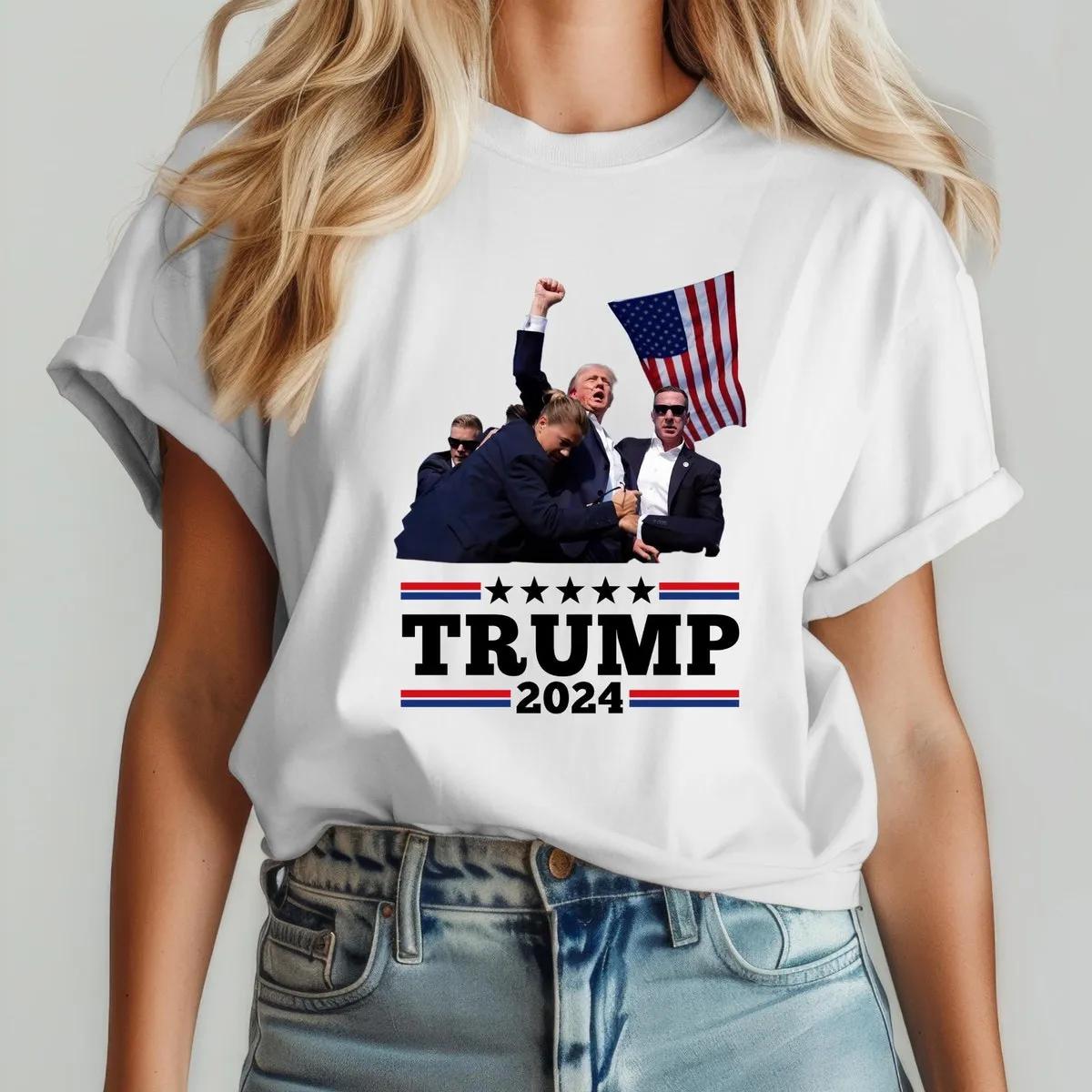 Trump 2024 I Stand With Trump Shirt MAGA Support Trump President Tee 3