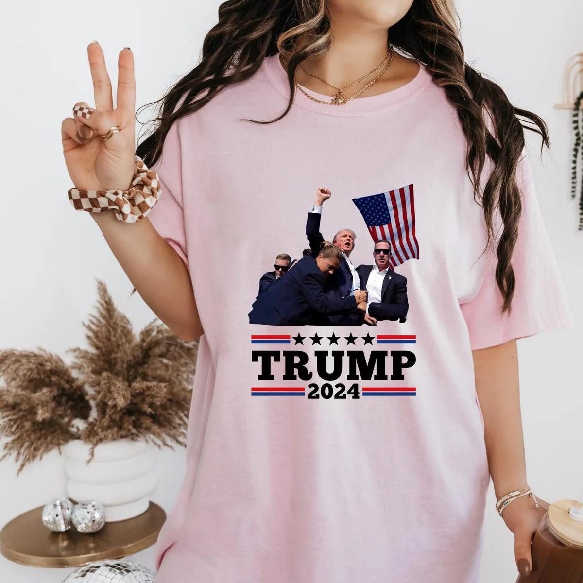 Trump 2024 I Stand With Trump Shirt MAGA Support Trump President Tee 4