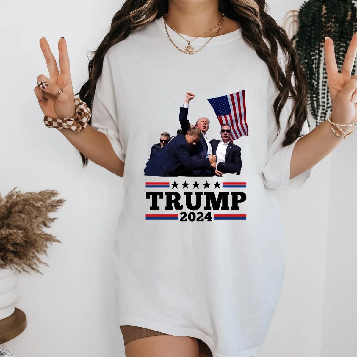 Trump 2024 I Stand With Trump Shirt MAGA Support Trump President Tee 5