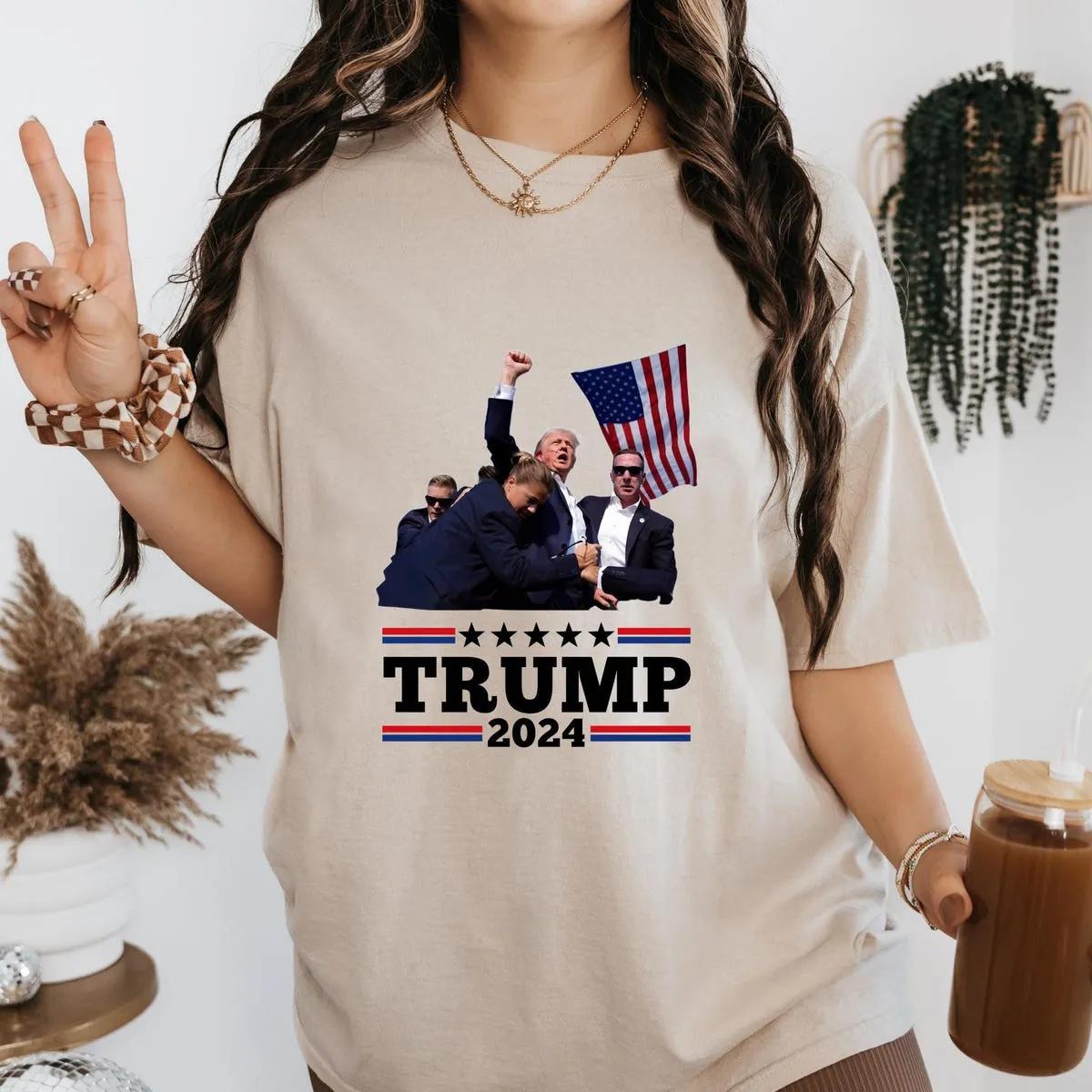 Trump 2024 I Stand With Trump Shirt MAGA Support Trump President Tee 7