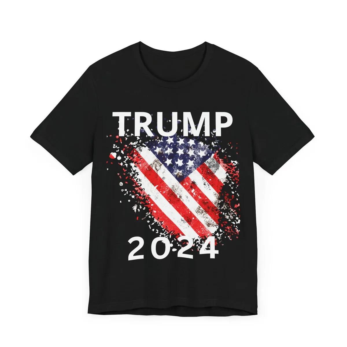 Trump 2024 Shirt American Flag Tee 6 1