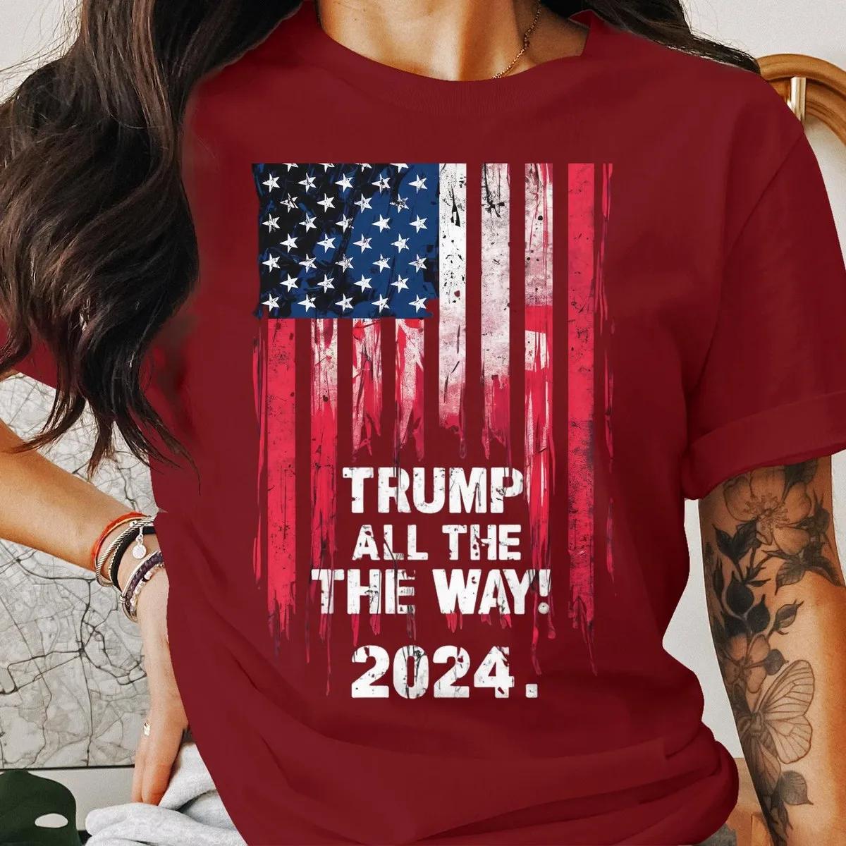 Trump All The Way 2024 Shirt 45 47 Donald Trump 2024 Tee 4 1