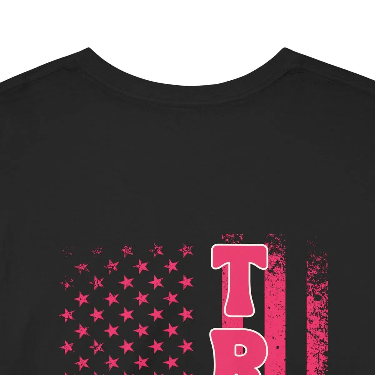 Trump American Flag Pink 45 47 MAGA Shirt 8