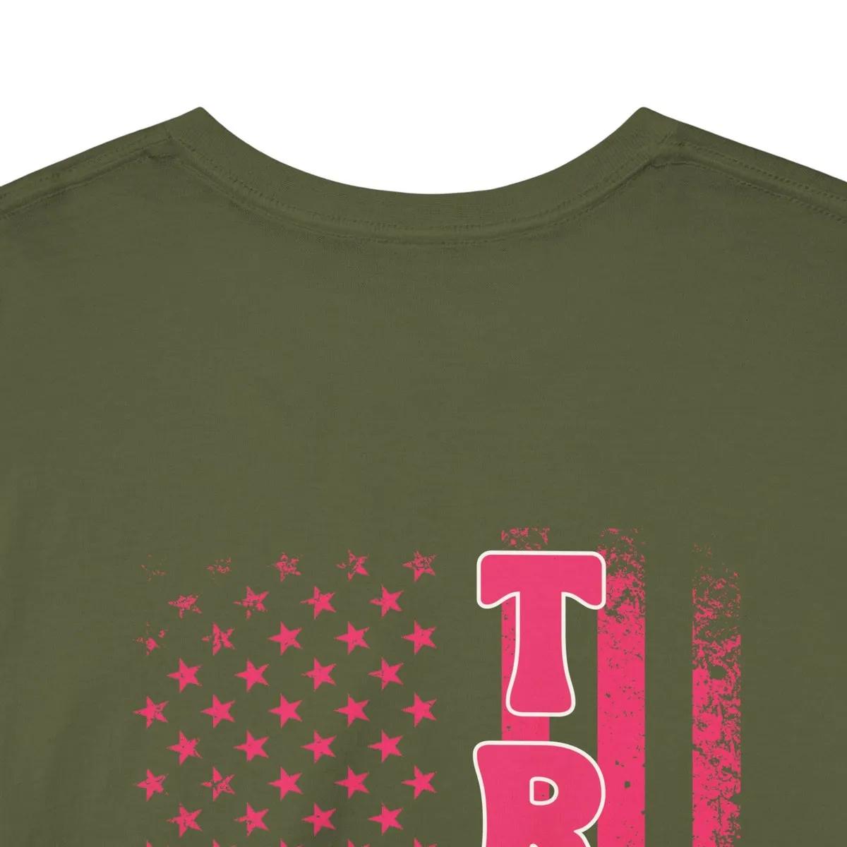 Trump American Flag Pink 45 47 MAGA Shirt 9