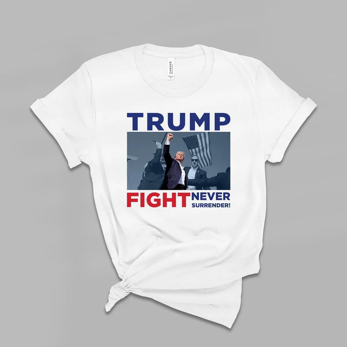 Trump Assassination Photo Shirt Trump Campaign 2024 Tee 1