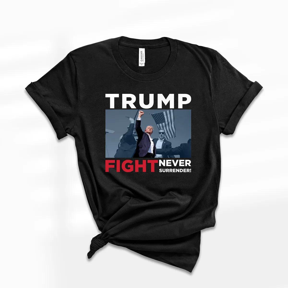 Trump Assassination Photo Shirt Trump Campaign 2024 Tee 2