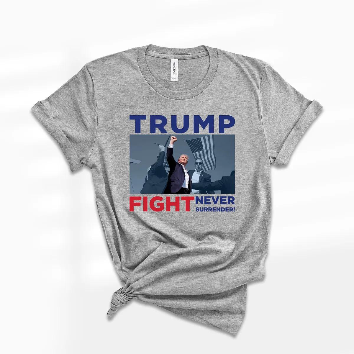 Trump Assassination Photo Shirt Trump Campaign 2024 Tee 4